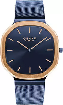 fashion наручные мужские часы Obaku V253GXSLML. Коллекция Oktant