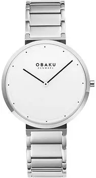 fashion наручные мужские часы Obaku V258GXCISC. Коллекция Ultra Slim
