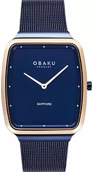 fashion наручные мужские часы Obaku V267GXSLML. Коллекция Ultra Slim