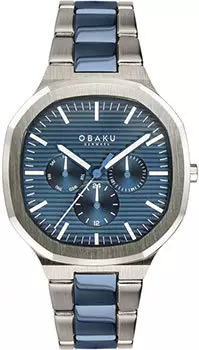 fashion наручные мужские часы Obaku V275GMCLSK. Коллекция Oktant