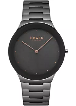 fashion наручные мужские часы Obaku V290GXUUSU. Коллекция Ultra Slim