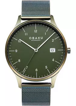 fashion наручные мужские часы Obaku V298GDEEME. Коллекция Chia