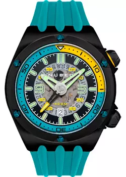 fashion наручные мужские часы Nubeo NB-6037-0A. Коллекция NEREUS COMPRESSOR AUTOMATIC