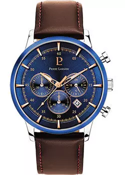 fashion наручные мужские часы Pierre Lannier 224G164. Коллекция Chrono