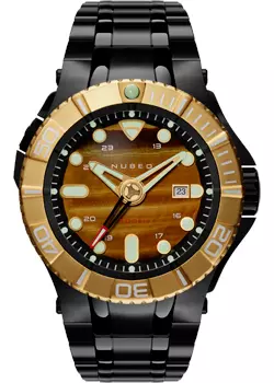 fashion наручные мужские часы Nubeo NB-6054-11. Коллекция MANTA AUTOMATIC