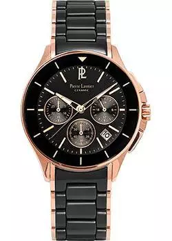 fashion наручные мужские часы Pierre Lannier 287A439. Коллекция Elegance ceramic
