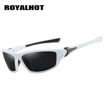 RoyalHot унисекс поляризационные крутые спортивные солнцезащитные очки винтажные солнцезащитные очки ретро очки оттенки, UV400 синий