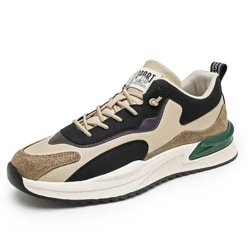 Fashion Spring Autumn Fashion Men Sneakers Lightweight Comfortable Soft-sole Running Sports Shoes Male Vulcanized Shoes Tenis Masculino 39 серый