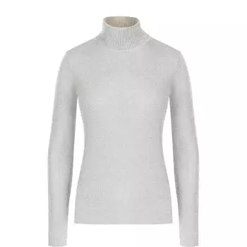 Однотонная водолазка из смеси кашемира и вискозы Ralph Lauren