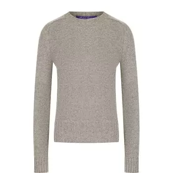 Однотонный пуловер из смеси шерсти и кашемира Ralph Lauren