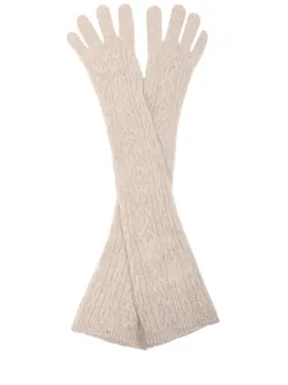 Перчатки с люрексом BRUNELLO CUCINELLI