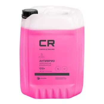 Антифриз карбоксилатный флуоресцентный -40°С, OAT, G12+, 10л/10.74кг Carville Racing