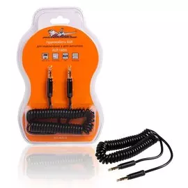Кабель AUX 3.5 mm Jack - 3.5 mm Jack 1.8м, черный AIRLINE