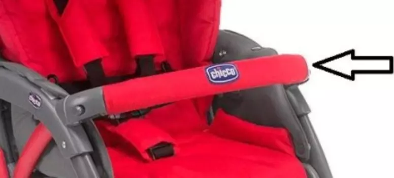 Бампер для коляски Chicco SimpliCity New Red