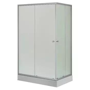 Душевой уголок Niagara Eco 120x80 с поддоном профиль хром стекло матовое