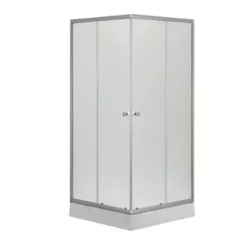 Душевой уголок Niagara Eco 80x80 профиль хром стекло матовое