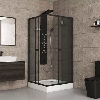 Душевой уголок Niagara Eco NG-009-14QT тонированное, с поддоном