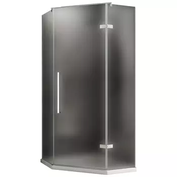 Душевой уголок Abber Ewiges Wasser AG05080M 80x80, профиль хром матовый, стекло матовое