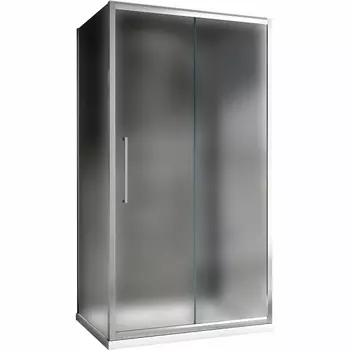 Душевой уголок Abber Schwarzer Diamant 120х85 AG30120MH-S85M-S85M хром, стекло матовое