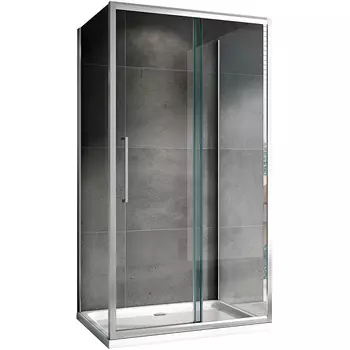 Душевой уголок Abber Schwarzer Diamant 140х90 AG30140H-S90 хром, стекло прозрачное