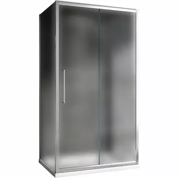 Душевой уголок Abber Schwarzer Diamant 160х70 AG30160MH-S70M-S70M хром, стекло матовое