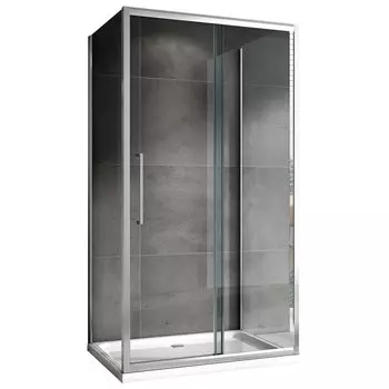 Душевой уголок Abber Schwarzer Diamant 170х70 AG30170H-S70-S70 хром, стекло прозрачное