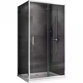 Душевой уголок Abber Schwarzer Diamant AG301205-S905 120х90, профиль хром, стекло прозрачное