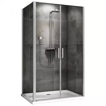 Душевой уголок Abber Sonnenstrand 100х100 AG04100C-S100 хром, стекло прозрачное