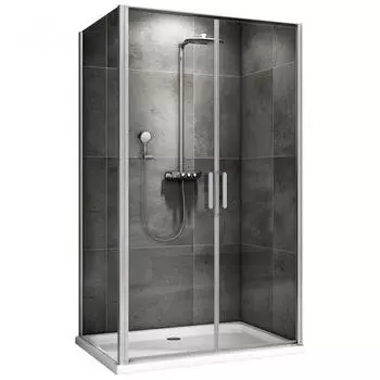 Душевой уголок Abber Sonnenstrand AG04100C-S80 100x80, профиль хром, стекло прозрачное