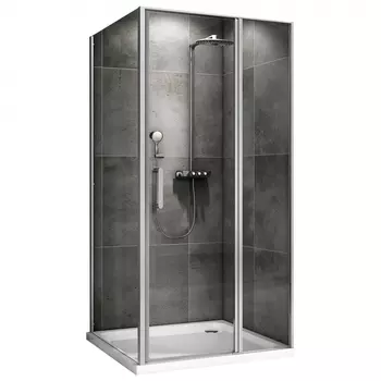 Душевой уголок Abber Sonnenstrand 110х100 AG04110S-S100 хром, стекло прозрачное