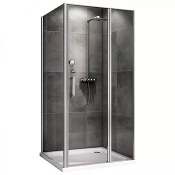 Душевой уголок Abber Sonnenstrand 110х70 AG04110S-S70 хром, стекло прозрачное