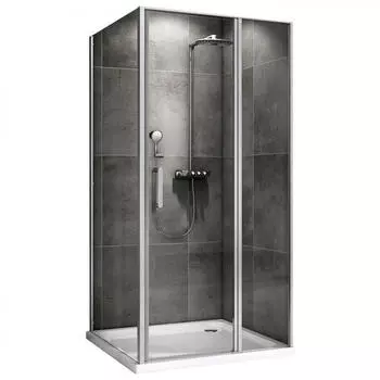Душевой уголок Abber Sonnenstrand AG04120S-S80 120x80, профиль хром, стекло прозрачное