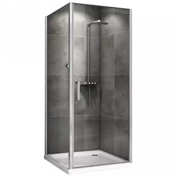 Душевой уголок Abber Sonnenstrand 70х70 AG04070-S70 хром, стекло прозрачное