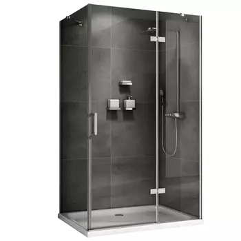 Душевой уголок ABBER Zart 100х90 профиль хром (AG08100-S91)