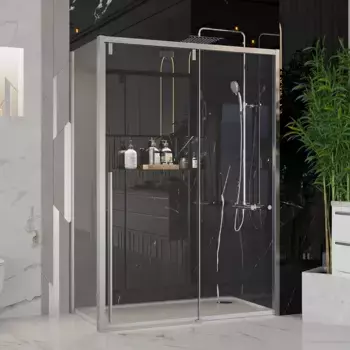 Душевой уголок Ambassador Intense 150х80 хром стекло прозрачное