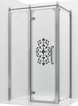 Душевой уголок Ambassador Royal 120х80 хром стекло прозрачное
