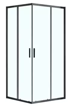 Душевой уголок Azario 100x100 профиль черный (AZ-ND1142 1000 Black)