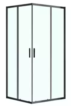 Душевой уголок Azario 90x90 профиль черный (AZ-ND1142 900 Black)