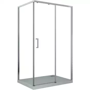 Душевой уголок Cerutti SPA Vito 110х80 R профиль хром, стекло прозрачное