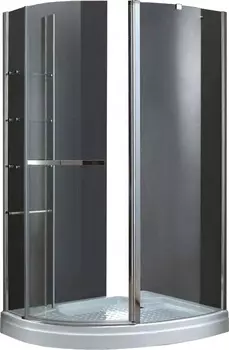 Душевой уголок Cezares ELENA 119x87.6 см (ELENA-W-RH-1-120/90-C-Cr-R)