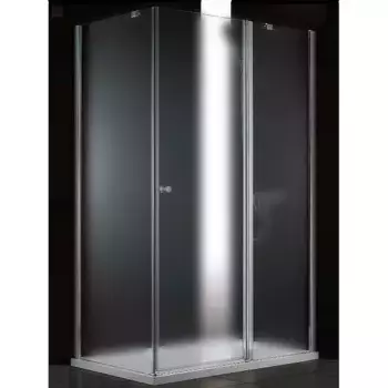 Душевой уголок Cezares Elena 120x90 R профиль хром стекло рифленое