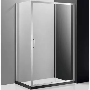 Душевой уголок Cezares Molveno 120х80 хром стекло прозрачное