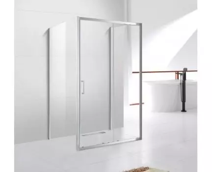 Душевой уголок Cezares Molveno 120х80 хром стекло прозрачное