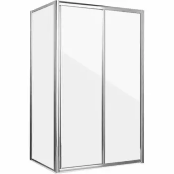 Душевой уголок Grossman Alba 120х80 профиль хром стекло прозрачное
