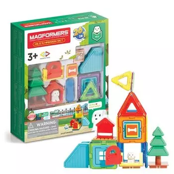 Магнитный конструктор Magformers 705011 Milo's Mansion Set, 33 детали
