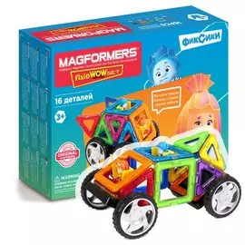 Магнитный конструктор Magformers 770001 Fixie Wow set, 16 деталей