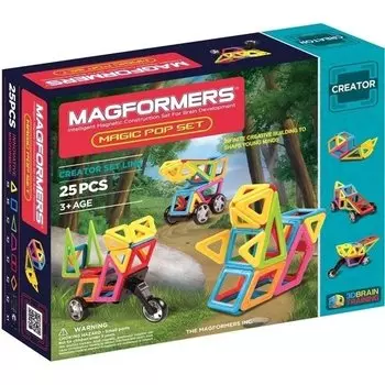 Магнитный конструктор "Magic Pop 703005", 25 элементов
