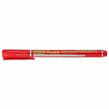 Маркер перманентный Pentel Fine Point, пулевидный, красный
