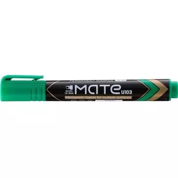 Маркер перманентный "EU10350 Mate" 1.5-5 мм, зеленый