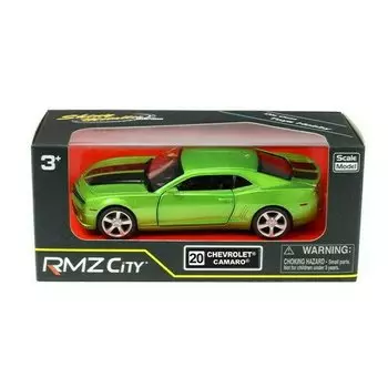 Машинка металлическая Uni-Fortune RMZ City 1:32 Chevrolet Camaro, инерционная, зеленая
